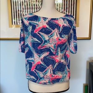 Girls Cotton Lilly Pulitzer Top Size M